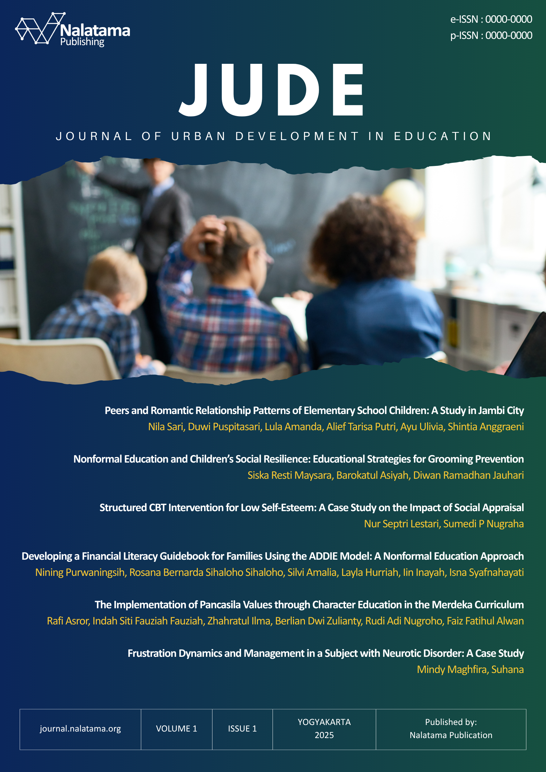 					View Vol. 1 No. 1 (2025): Journal of Urban Development in Education
				